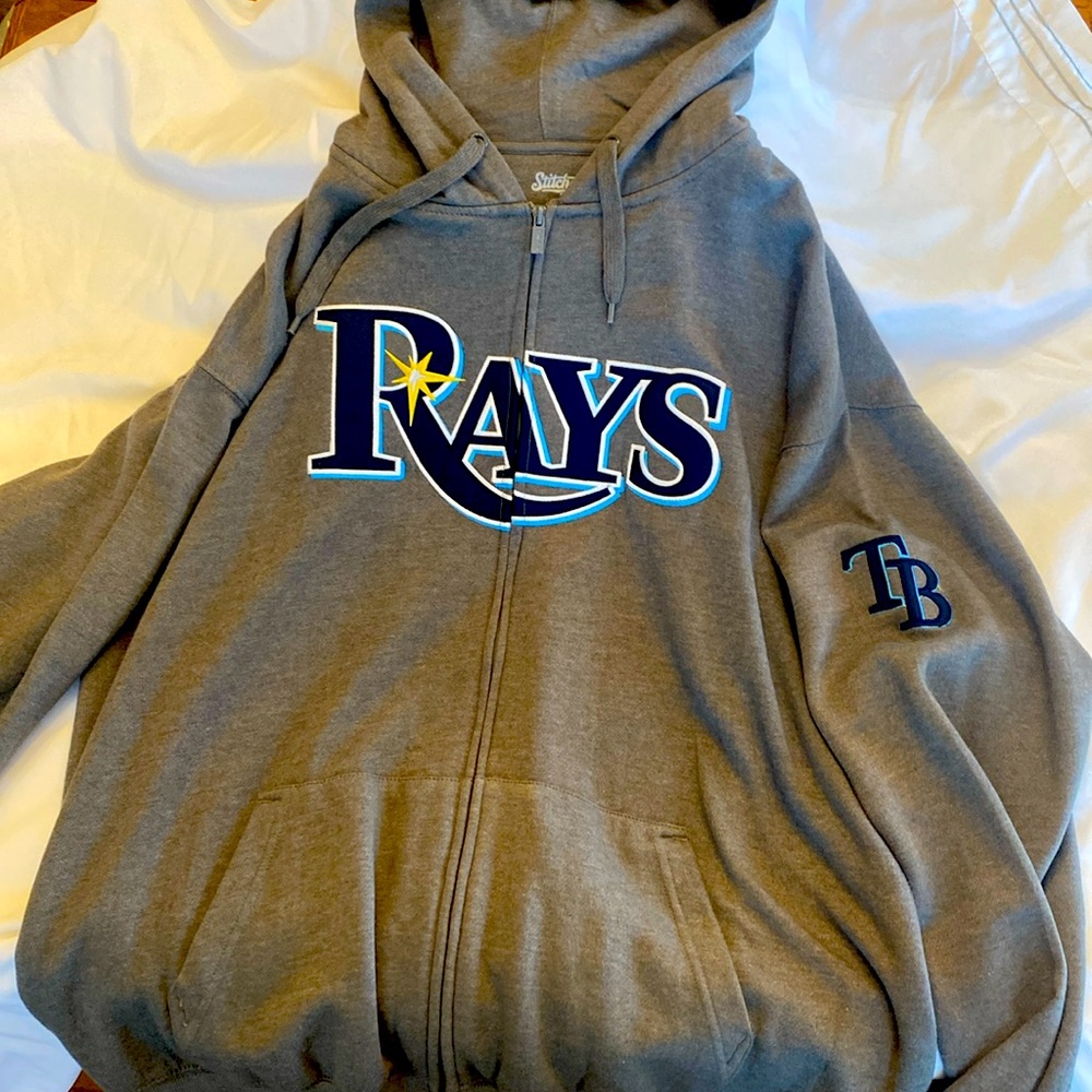 Adult Tampa Bay Rays MLB Hoodie - Full Zipper